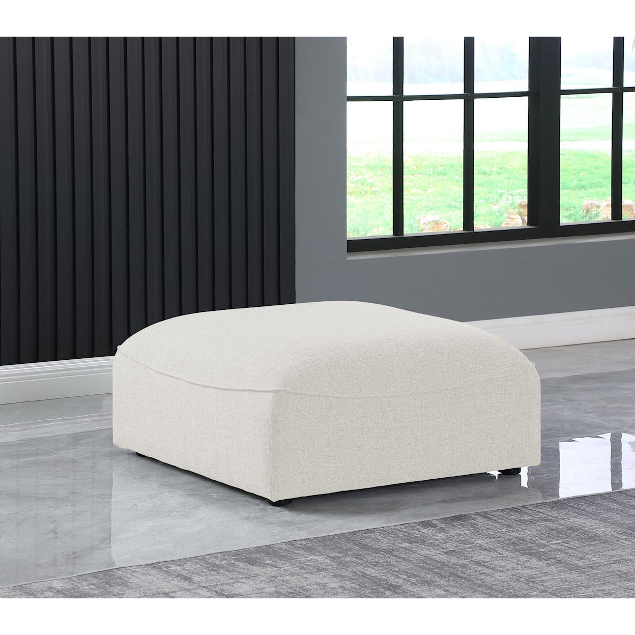 Meridian Furniture Miramar Ottoman