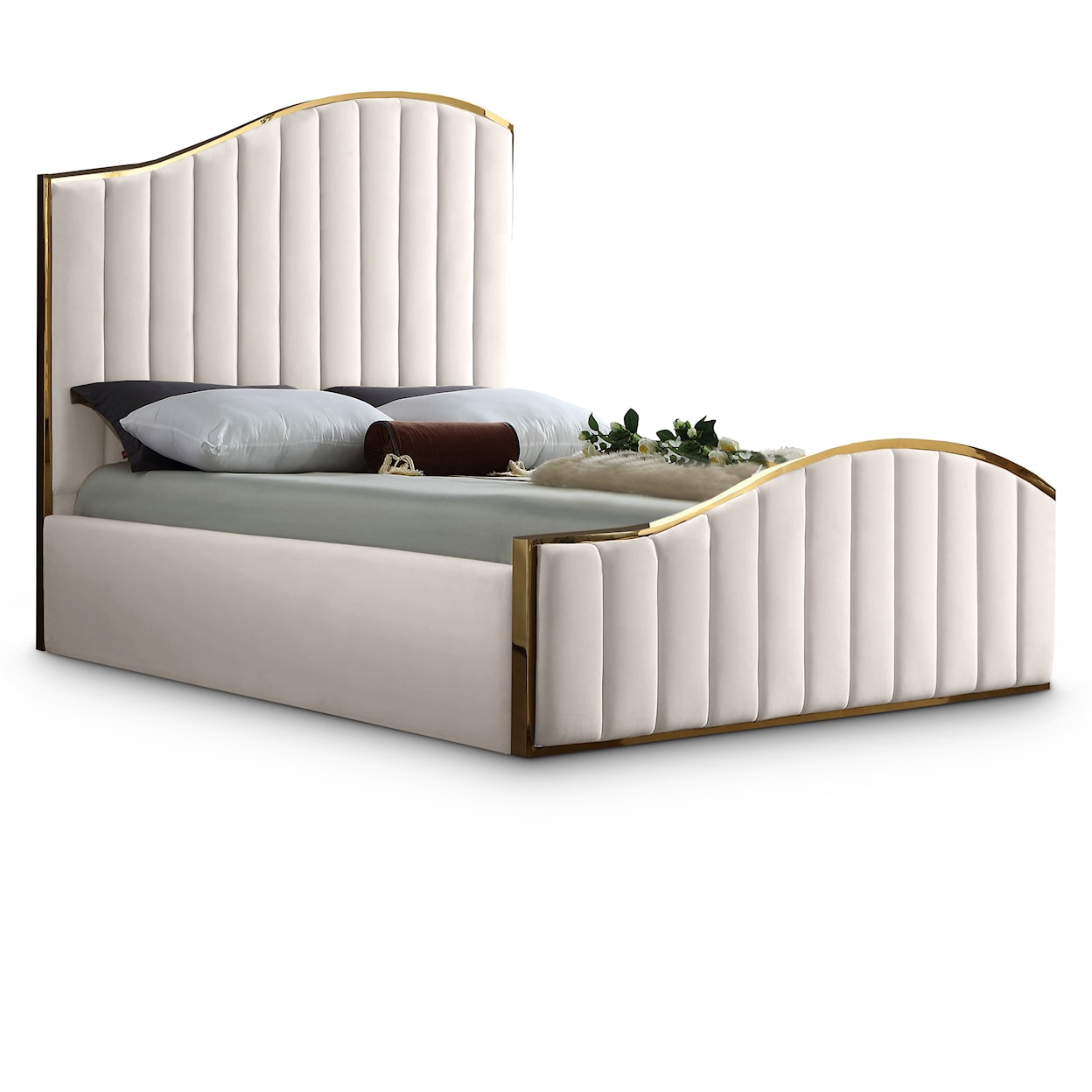 Meridian Furniture Jolie King Bed (3 Boxes)