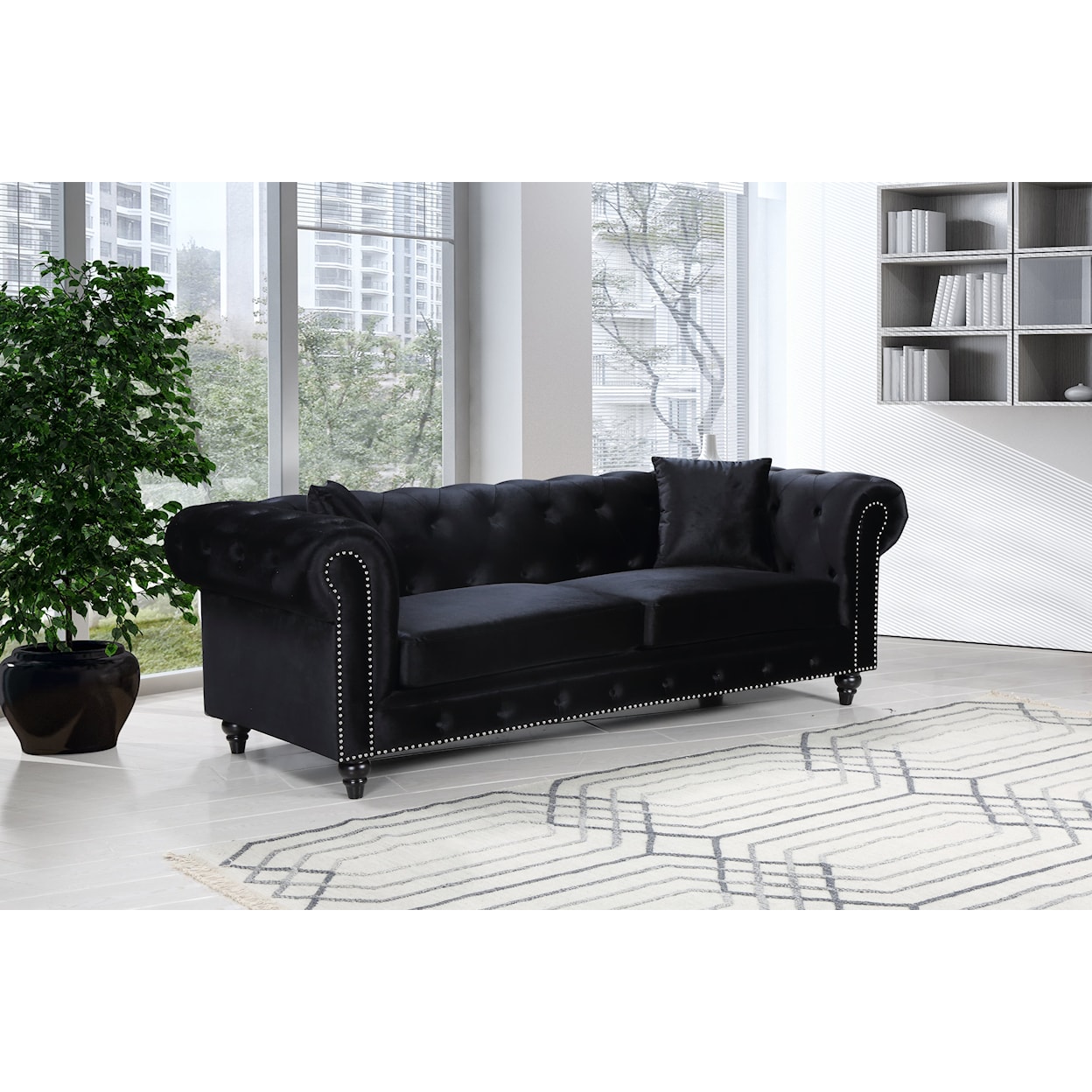 Meridian Furniture Chesterfield Sofa