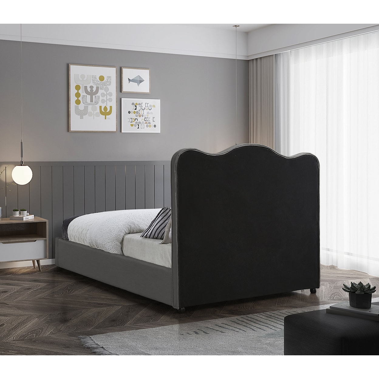 Meridian Furniture Felix King Bed