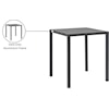 Meridian Furniture Maldives Square Bar Table