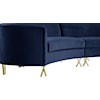 Meridian Furniture Serpentine 3pc. Sectional