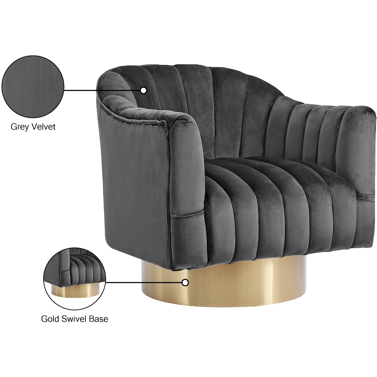 Meridian Furniture Farrah Accent Chair