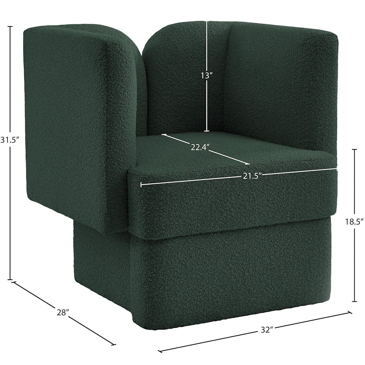 Meridian Furniture Marcel Chair