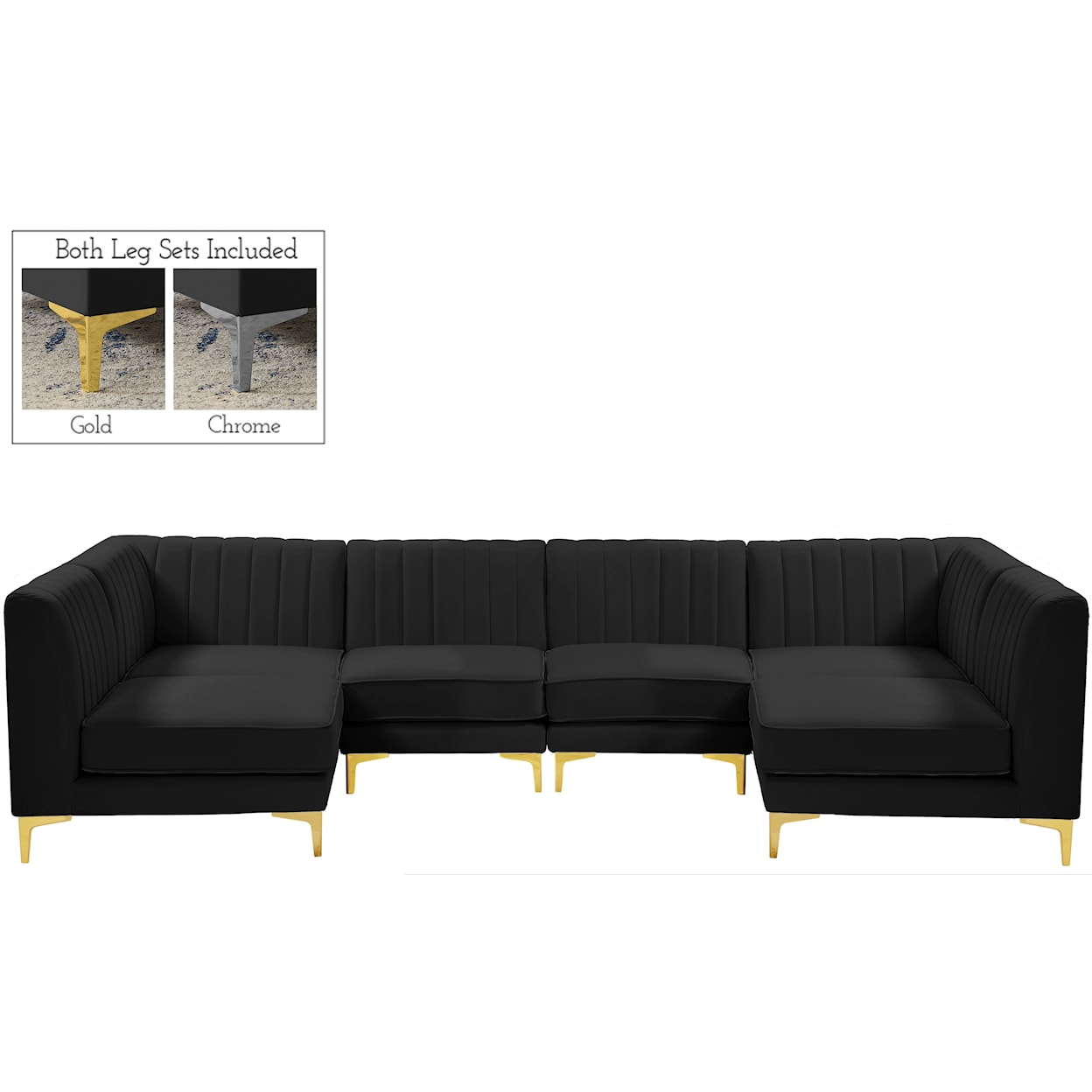 Meridian Furniture Alina Modular Sectional