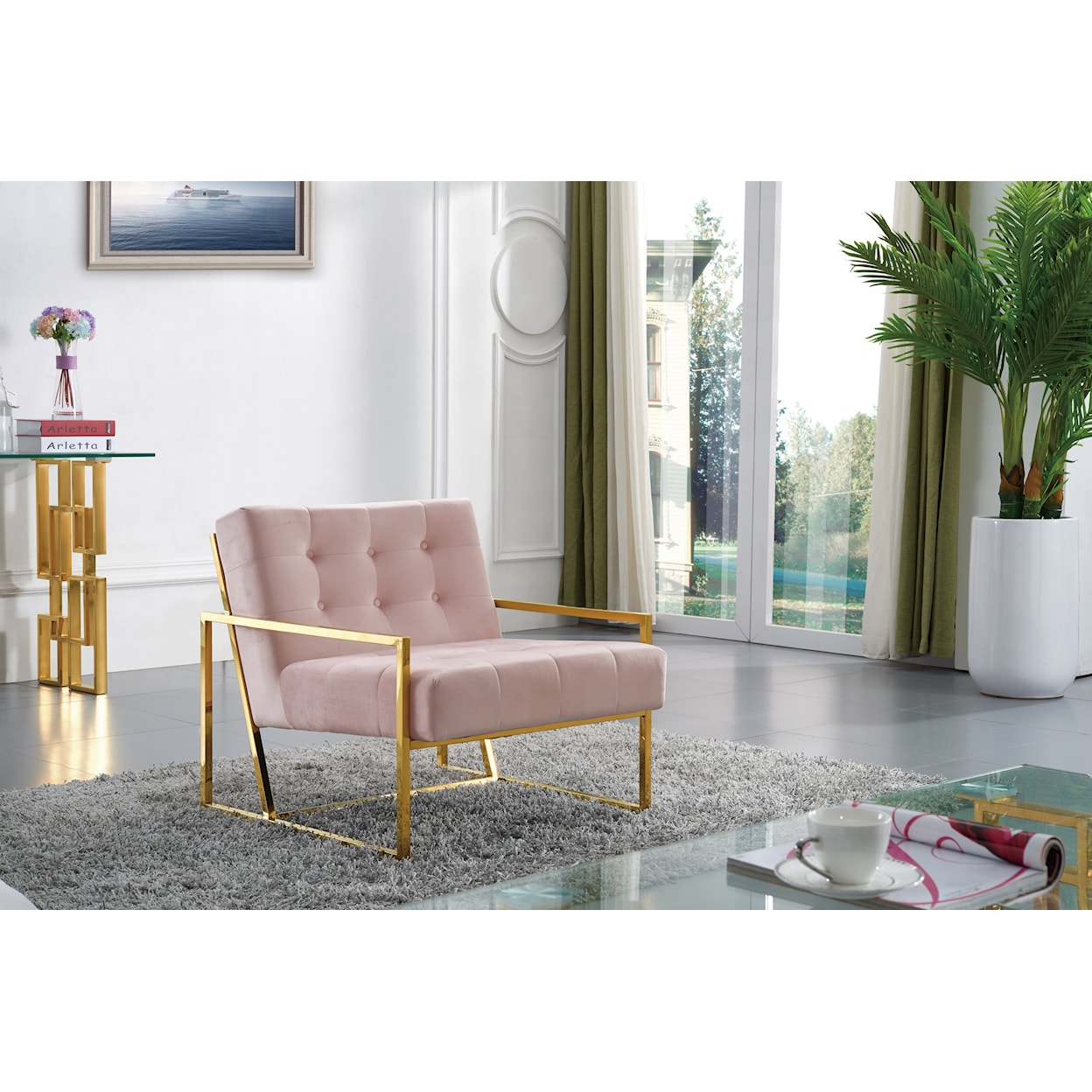 Meridian Furniture Pierre Accent Chair