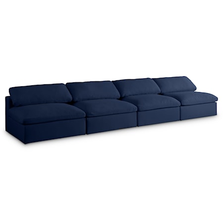 Deluxe Comfort Modular Armless Sofa