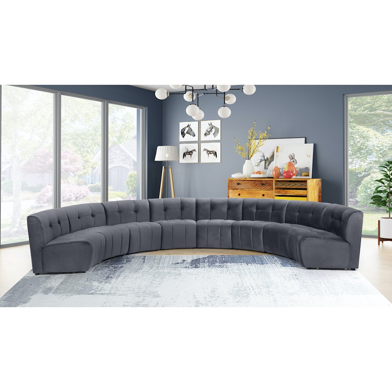 Meridian Furniture Limitless 8pc. Modular Sectional