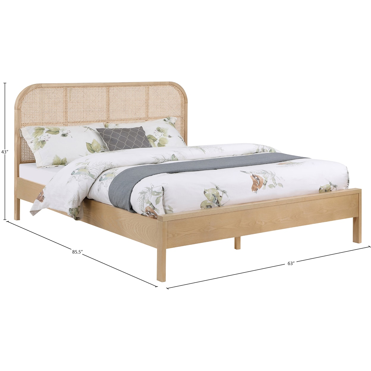 Meridian Furniture Siena Queen Bed (3 Boxes)