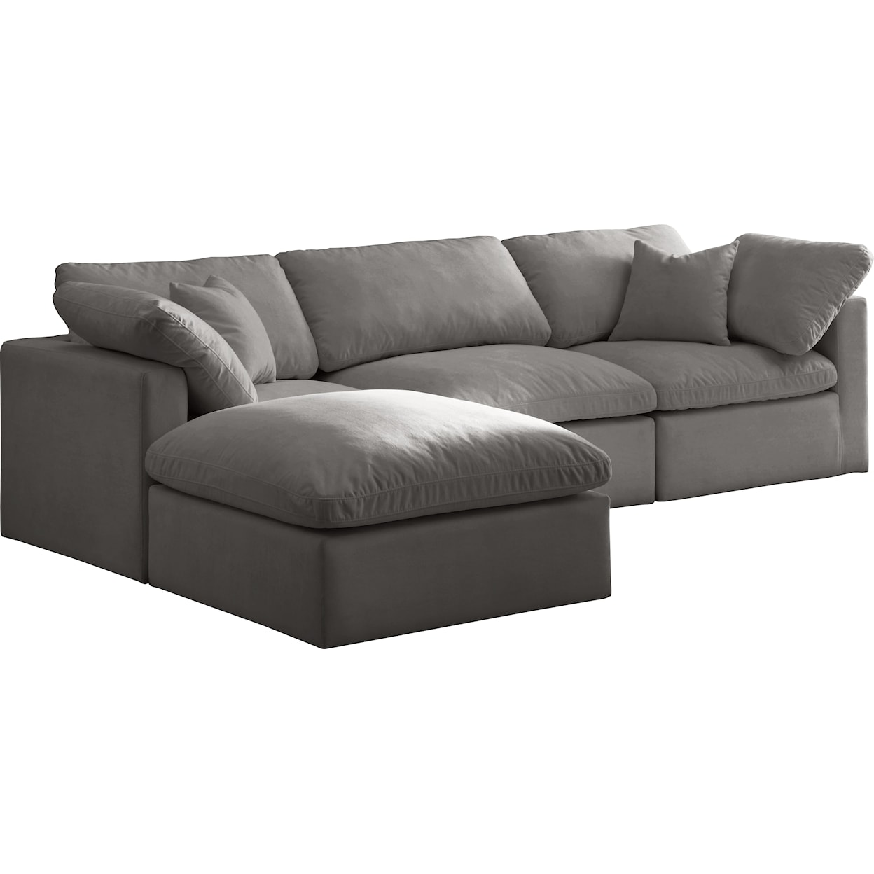 Meridian Furniture Plush Standard Comfort Modular Sectional