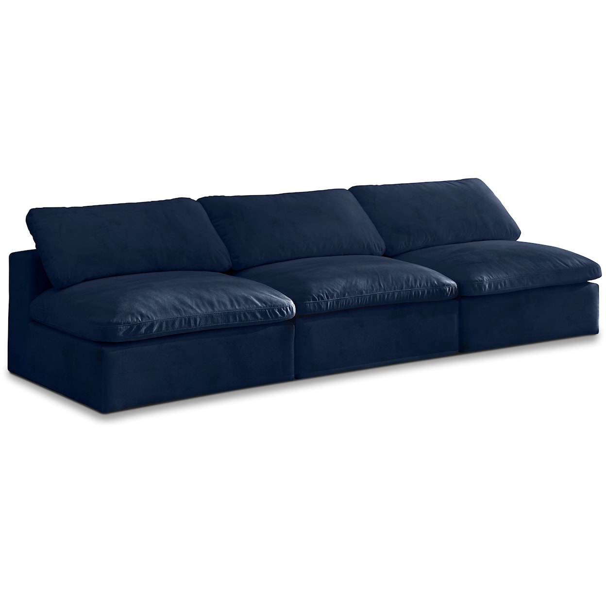 Meridian Furniture Cozy Comfort Modular Armless Sofa