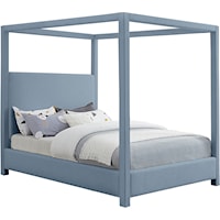 Emerson Sky Blue Queen Bed (3 Boxes)