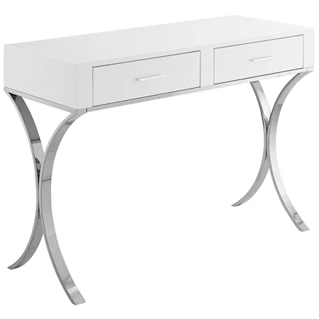 Monroe Chrome Vanity / Desk / Console