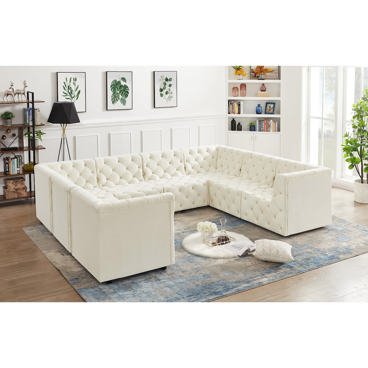 Meridian Furniture Tuft Modular Sectional