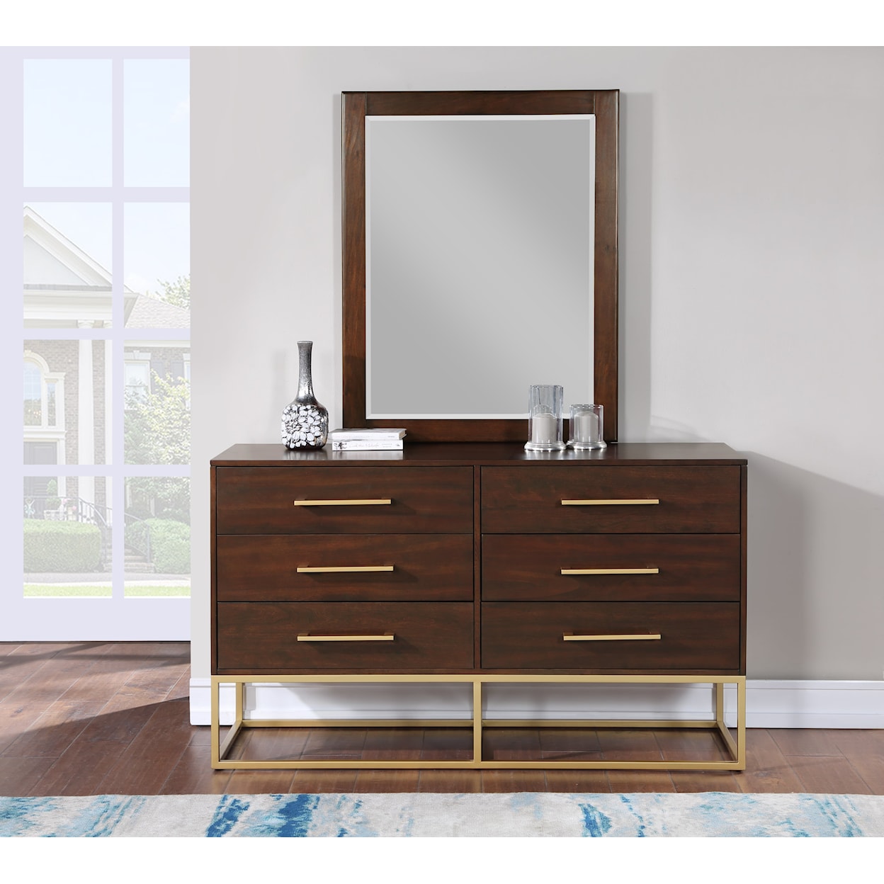 Meridian Furniture Maxine Dresser Mirror