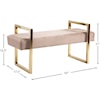 Meridian Furniture Olivia Bench