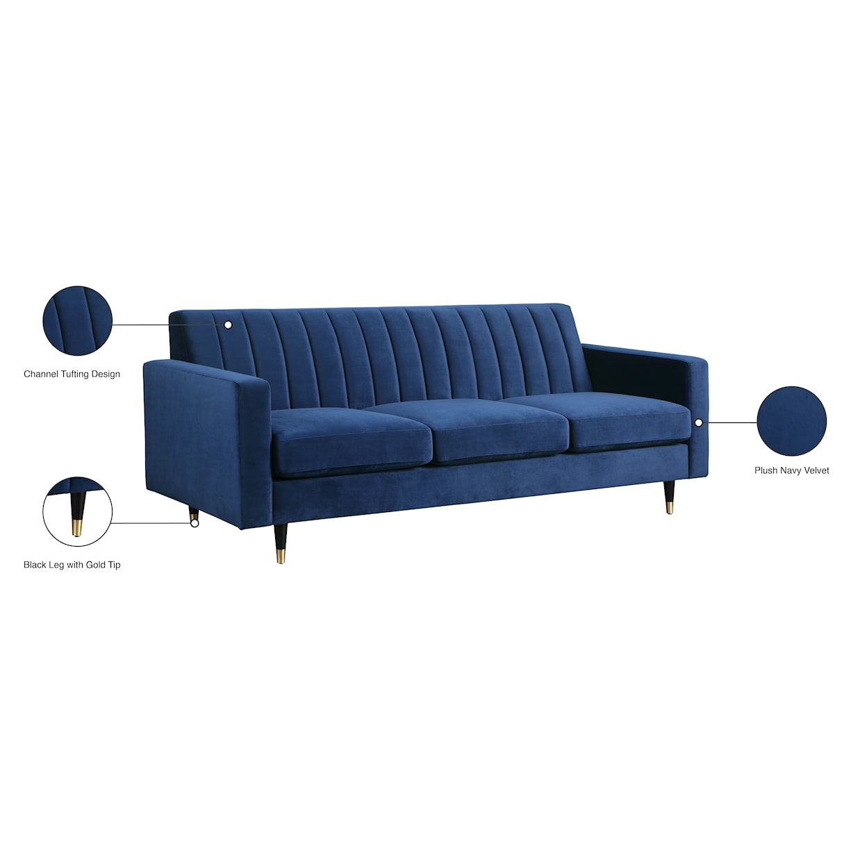 Meridian Furniture Lola Sofa