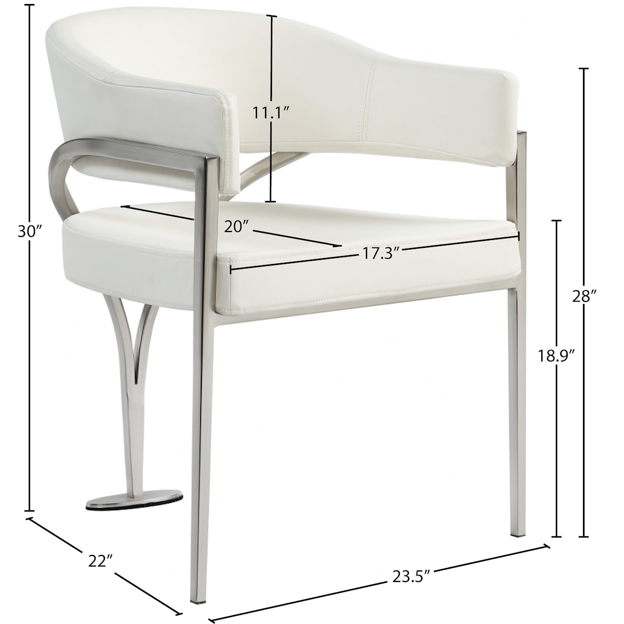 Meridian Furniture Madelyn Dining Chair