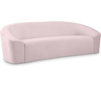 Riley Pink Velvet Sofa
