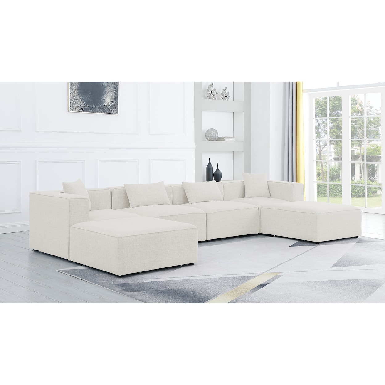 Meridian Furniture Cube Modular Sectional