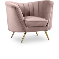 Margo Pink Velvet Chair
