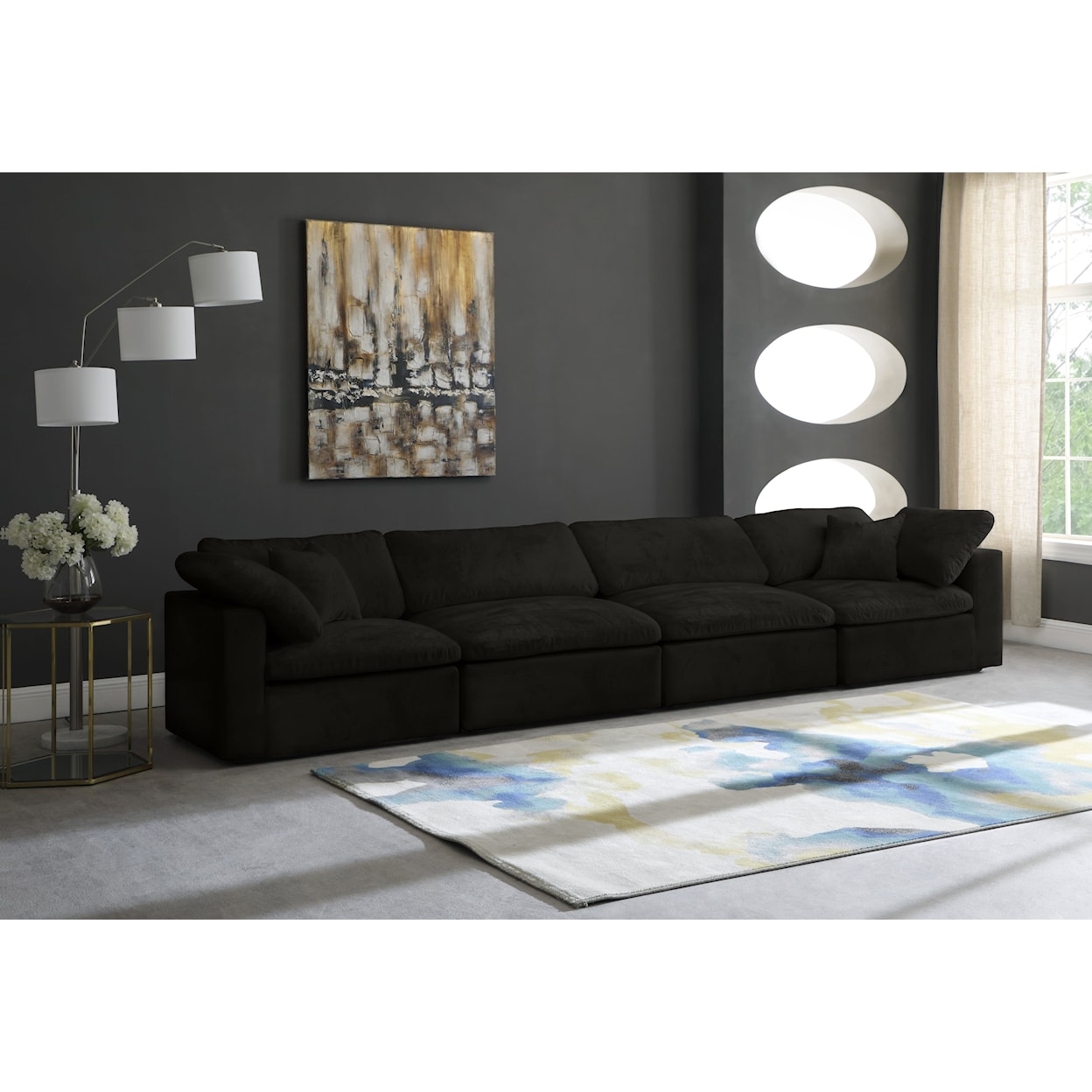 Meridian Furniture Cozy Comfort Modular Sofa