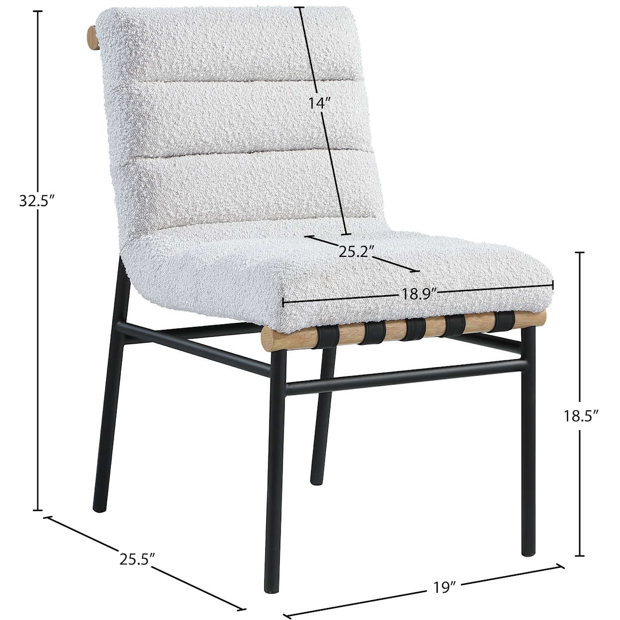 Meridian Furniture Burke Dining Chair