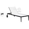 Meridian Furniture Nizuc Aluminum Mesh Chaise Lounge Chair