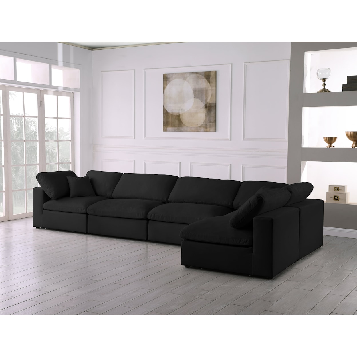 Meridian Furniture Serene Deluxe Comfort Modular Sectional