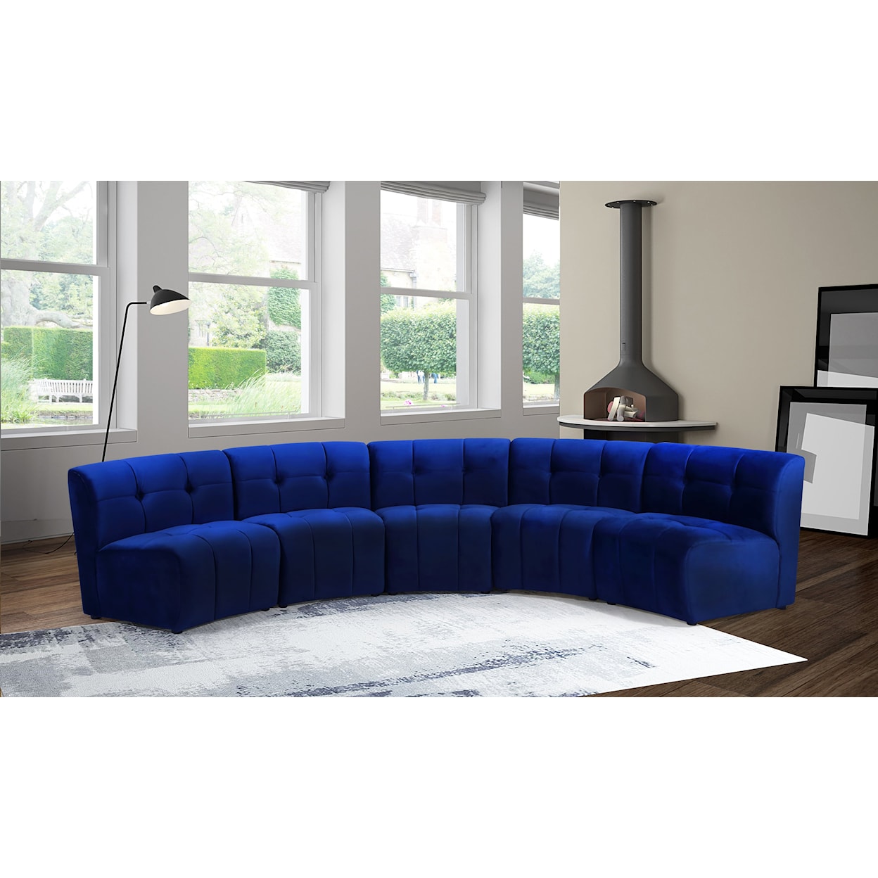 Meridian Furniture Limitless 5pc. Modular Sectional