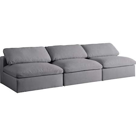 Deluxe Comfort Modular Armless Sofa