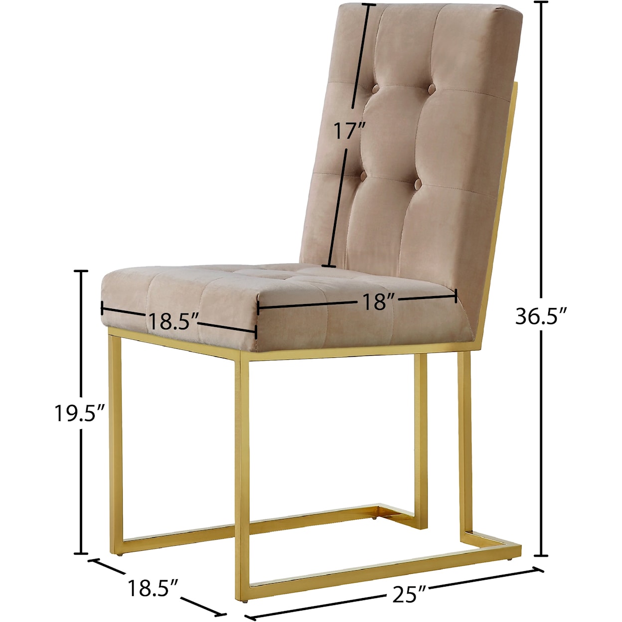 Meridian Furniture Pierre Dining Chair