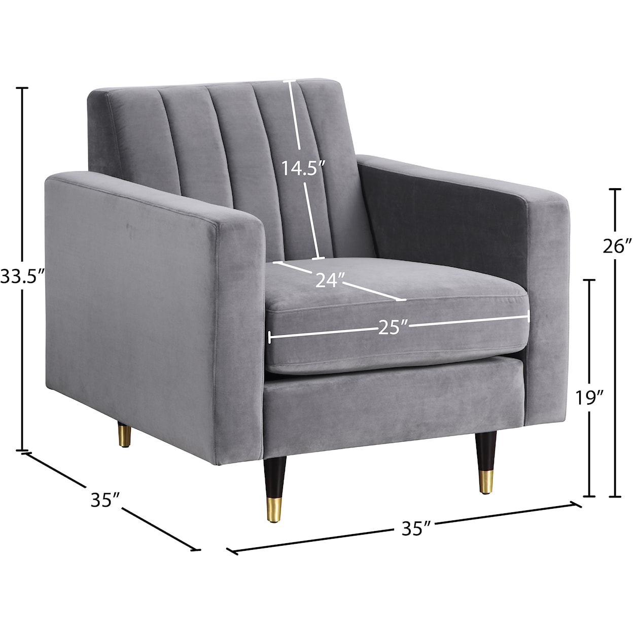 Meridian Furniture Lola Chair