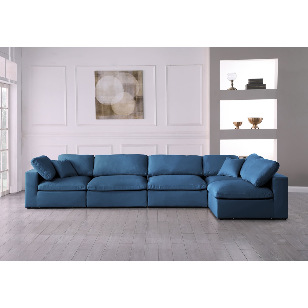 Meridian Furniture Plush Standard Comfort Modular Sectional