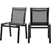 Meridian Furniture Nizuc Aluminum Mesh Dining Chair