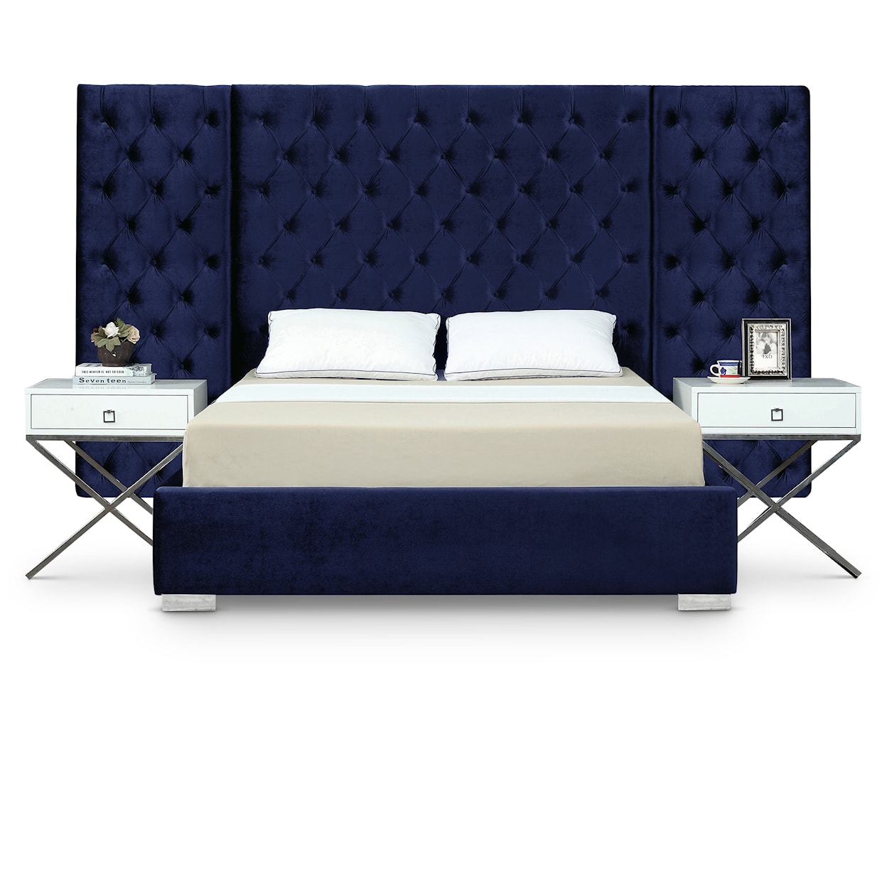 Meridian Furniture Grande King Bed (3 Boxes)