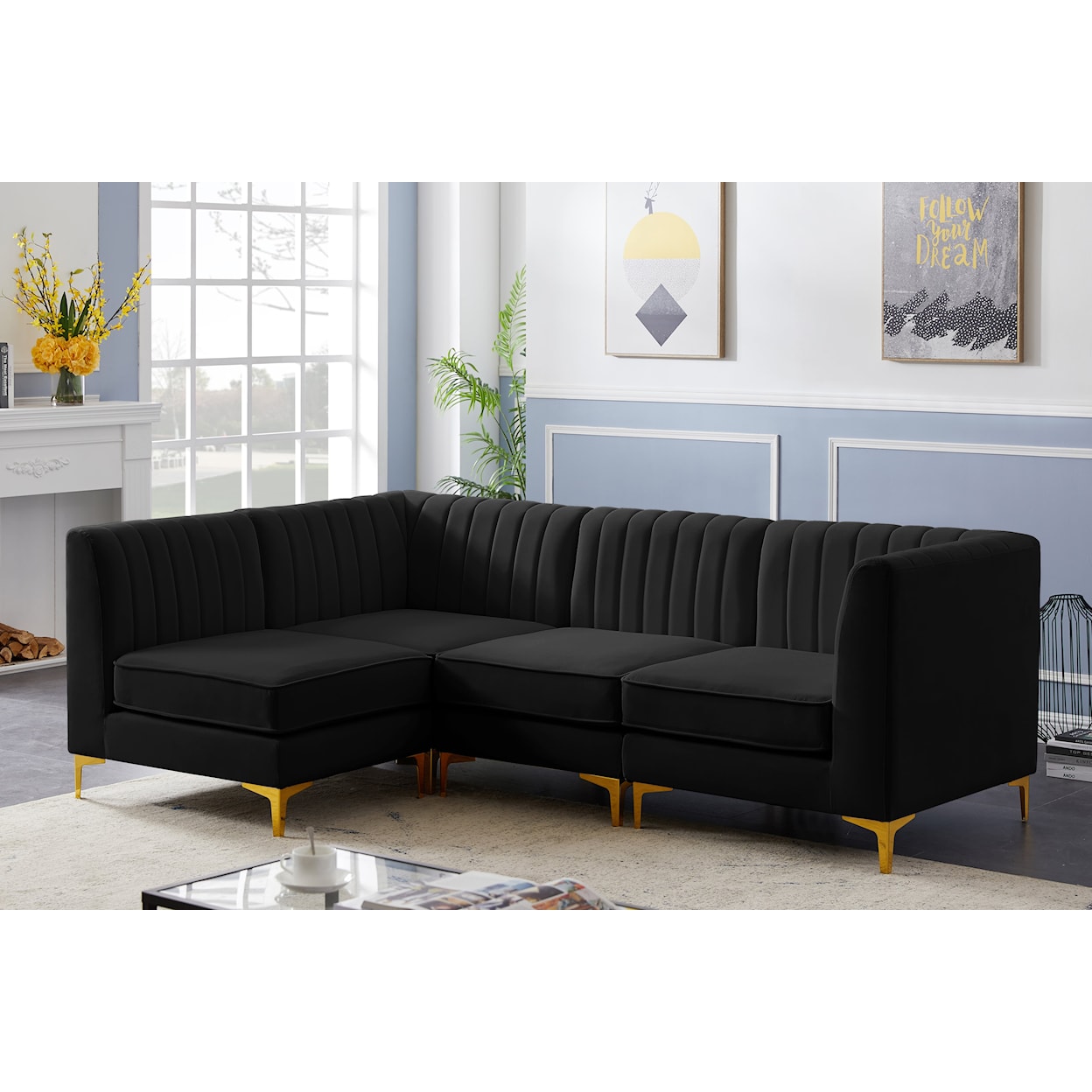 Meridian Furniture Alina Modular Sectional