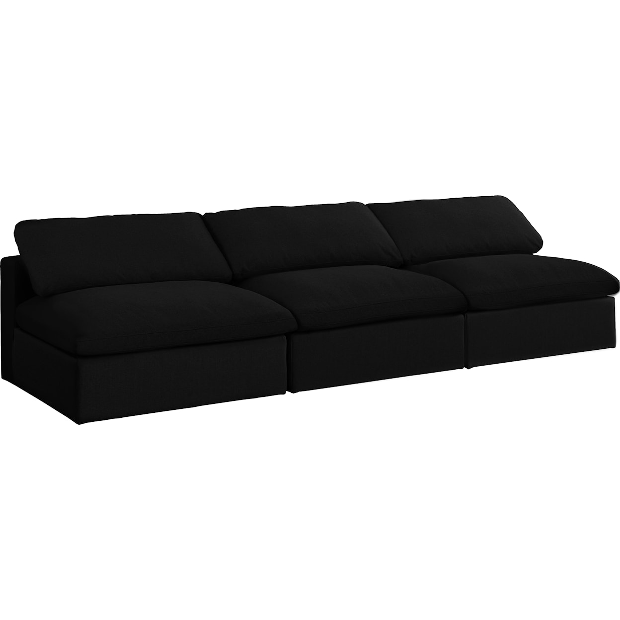 Meridian Furniture Serene Deluxe Comfort Modular Armless Sofa