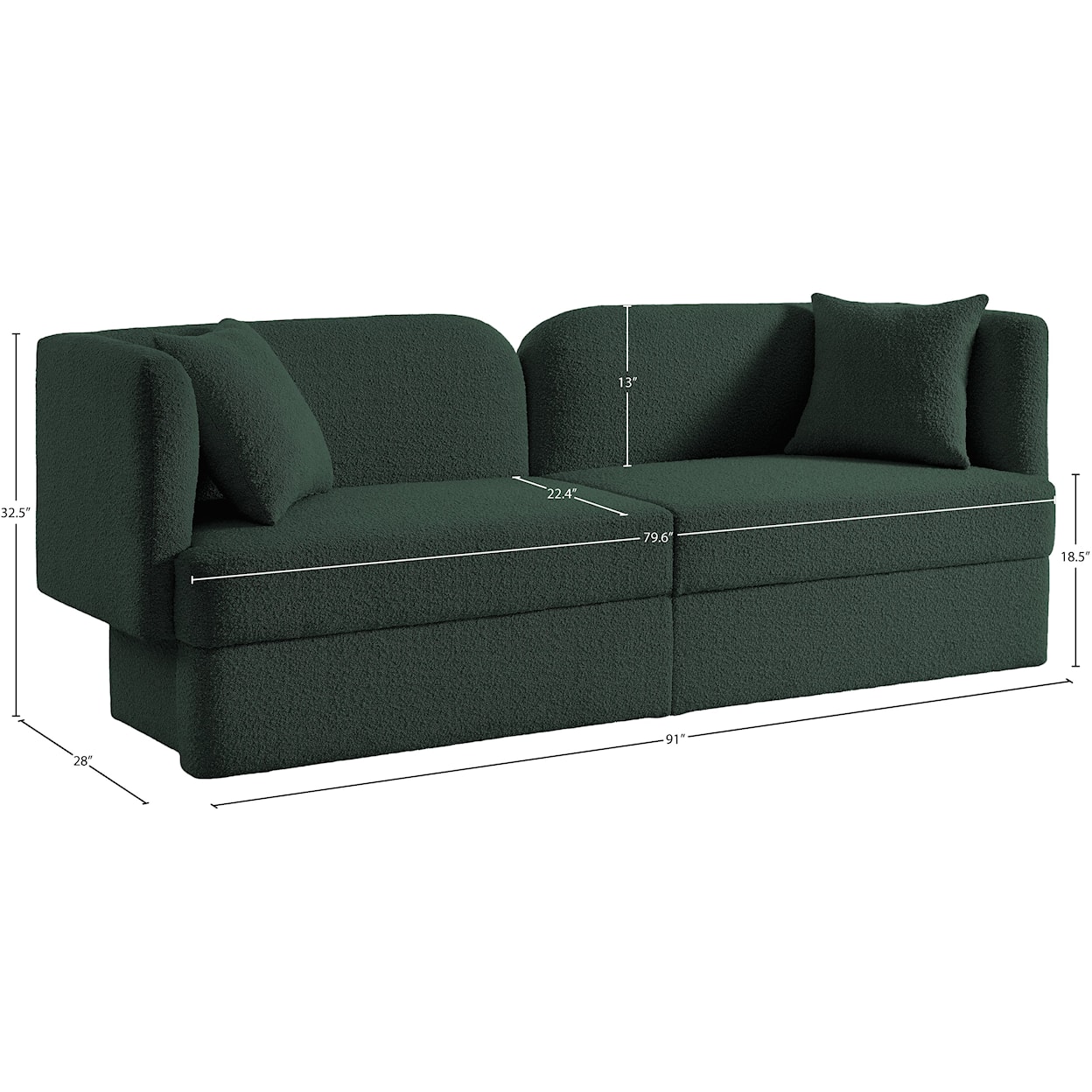 Meridian Furniture Marcel Sofa