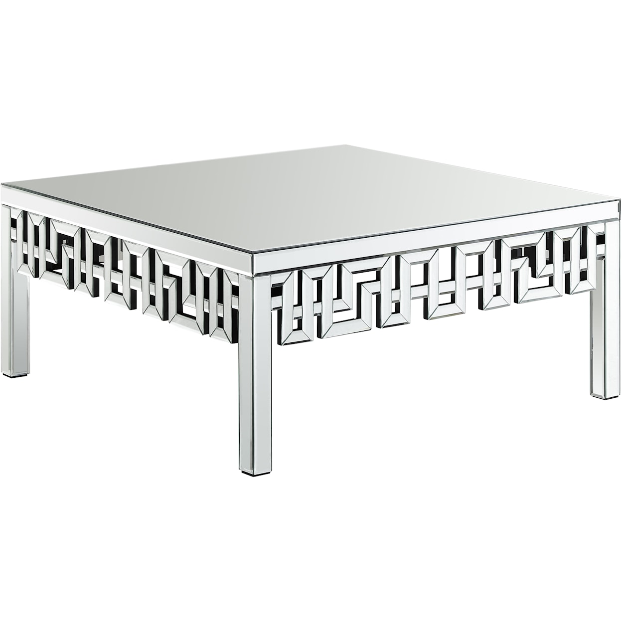Meridian Furniture Aria Mirrored Coffee Table