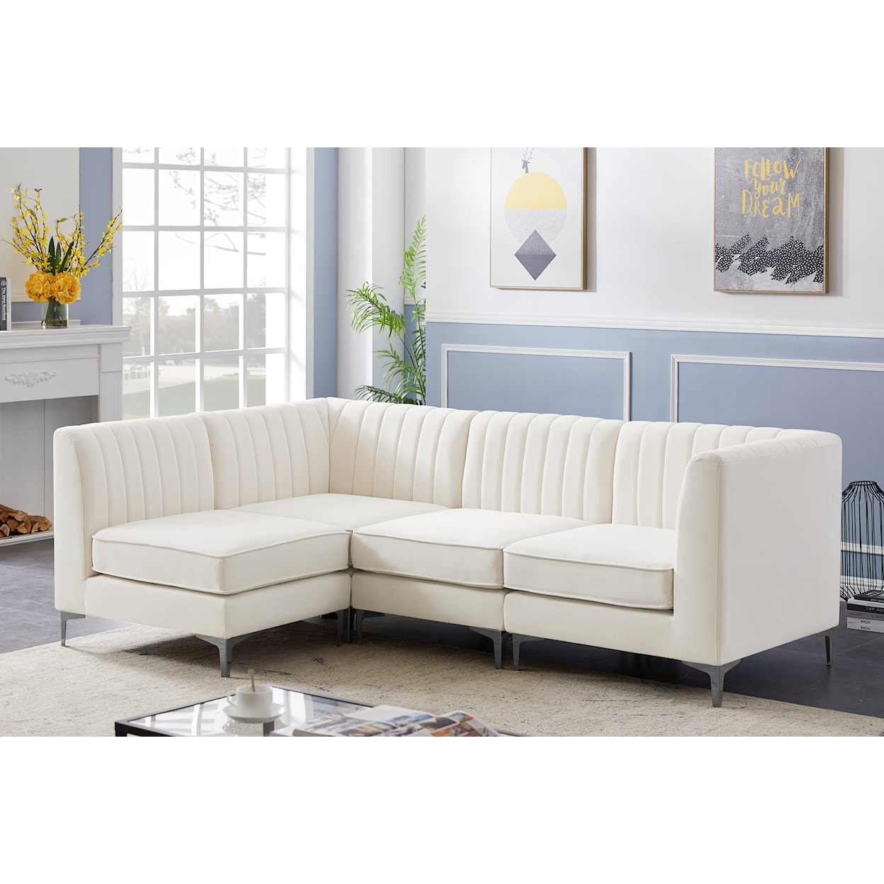 Meridian Furniture Alina Modular Sectional