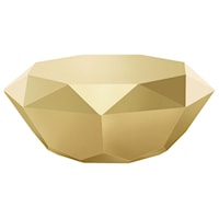 Contemporary Gemma Coffee Table Gold