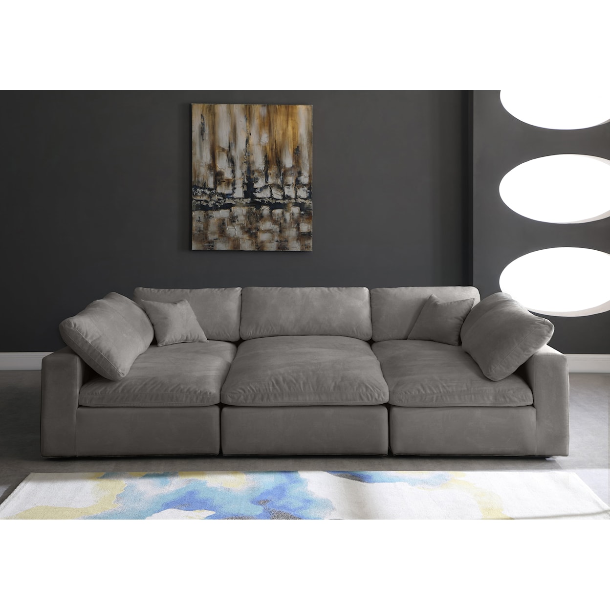 Meridian Furniture Cozy Comfort Modular Sectional