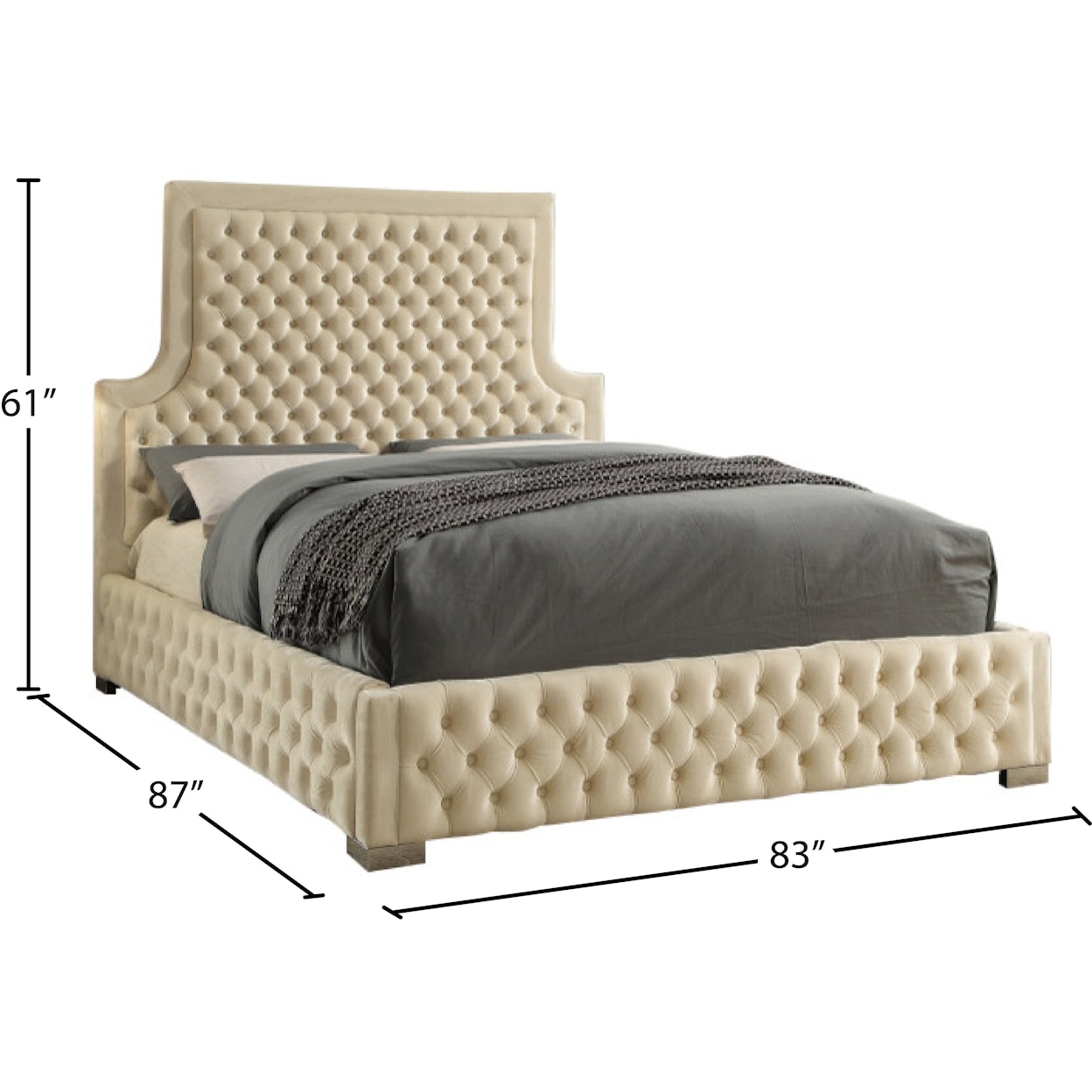Meridian Furniture Sedona King Bed