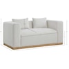 Meridian Furniture Alfie Upholstered Loveseat