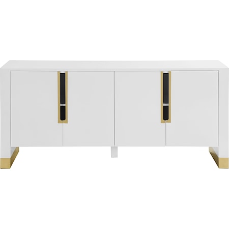 White Sideboard with Storage