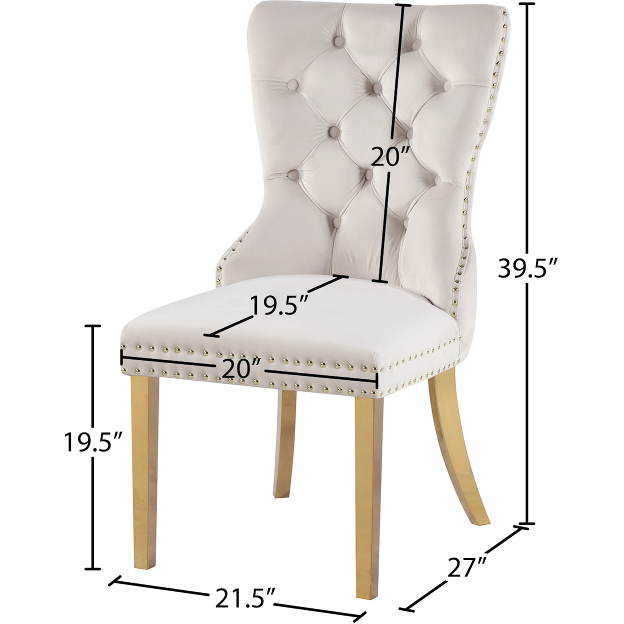 Meridian Furniture Carmen Dining Chairs