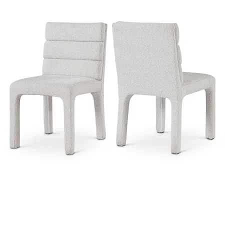 Kai Cream Boucle Fabric Dining Chair