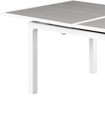 Extendable Aluminum Dining Table