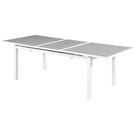 Extendable Aluminum Dining Table